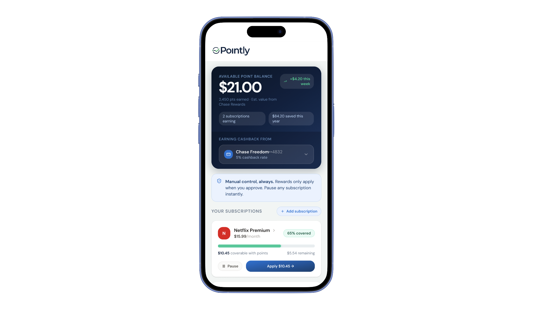 Pointly v2 screens, placeholder; swap in exported Figma screens